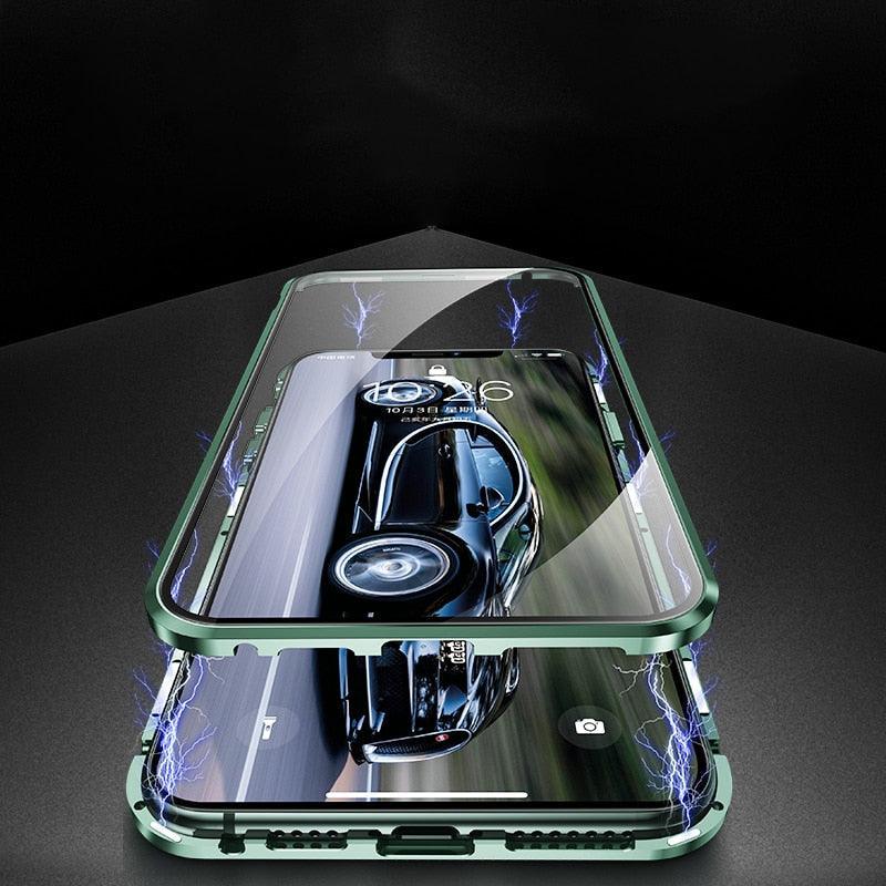 Case Magnética Blindada iPhone - Dupla Proteção 360º - SpencerMart 