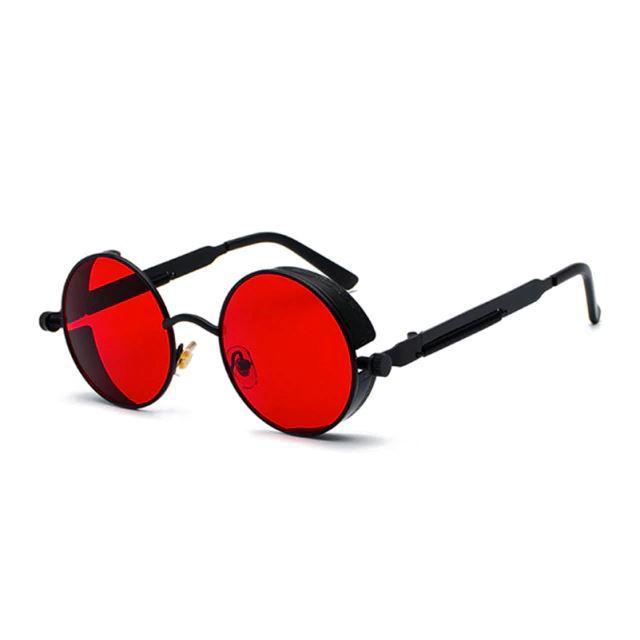 Óculos de Sol Redondo Retrô Steampunk Masculino - SpencerMart 